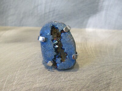 Blue Agate Ring