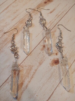 Clear Quartz Earrings