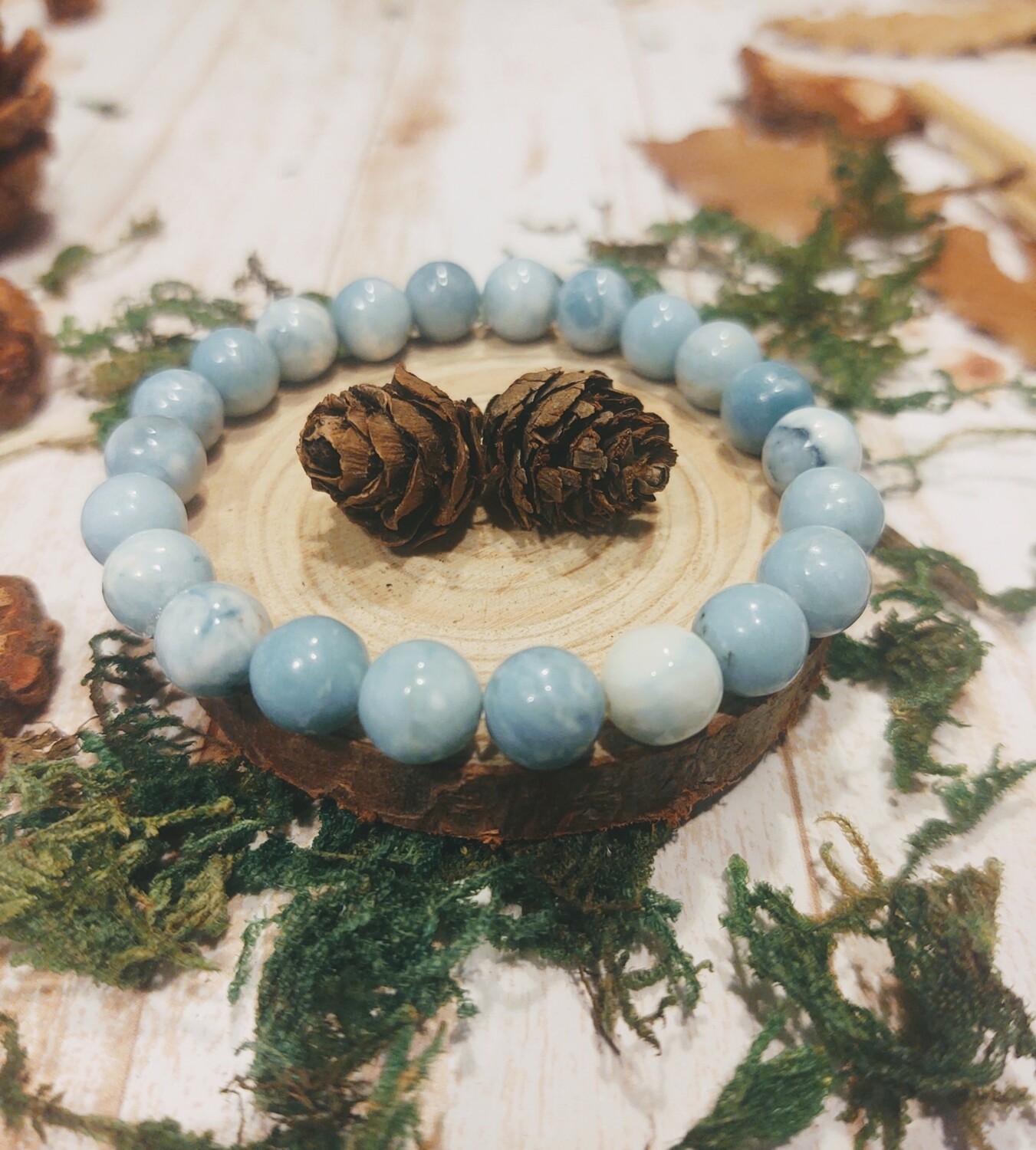 Larimar Stretch Bracelet