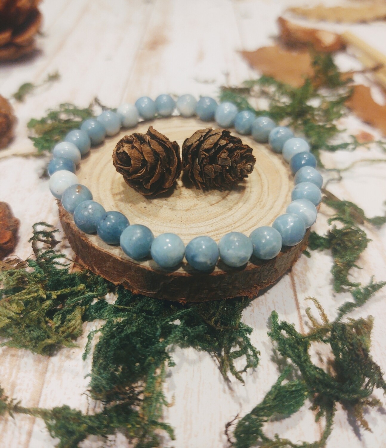 Larimar Stretch Bracelet