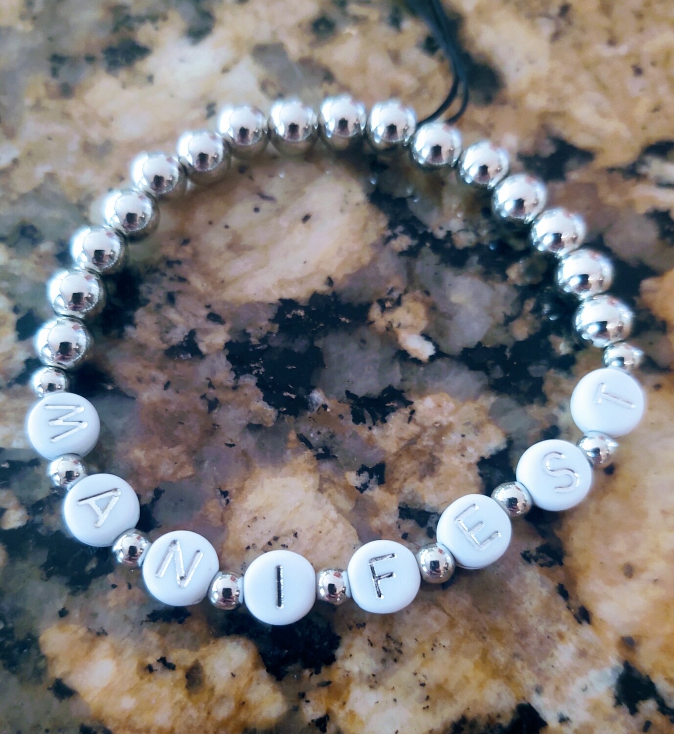 Beaded Word Bracelet
