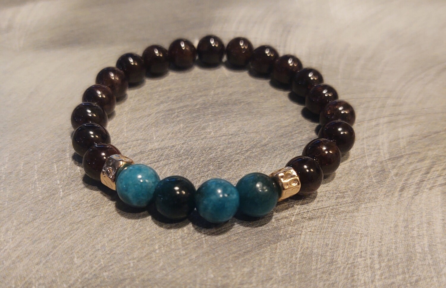 Garnet &amp; Blue Apatite