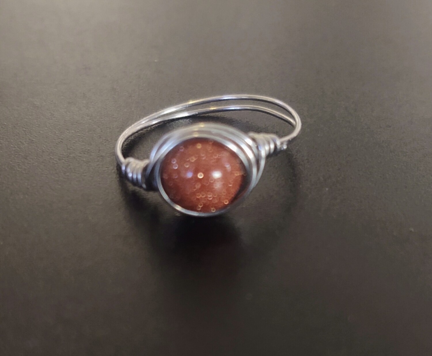 Goldstone Ring