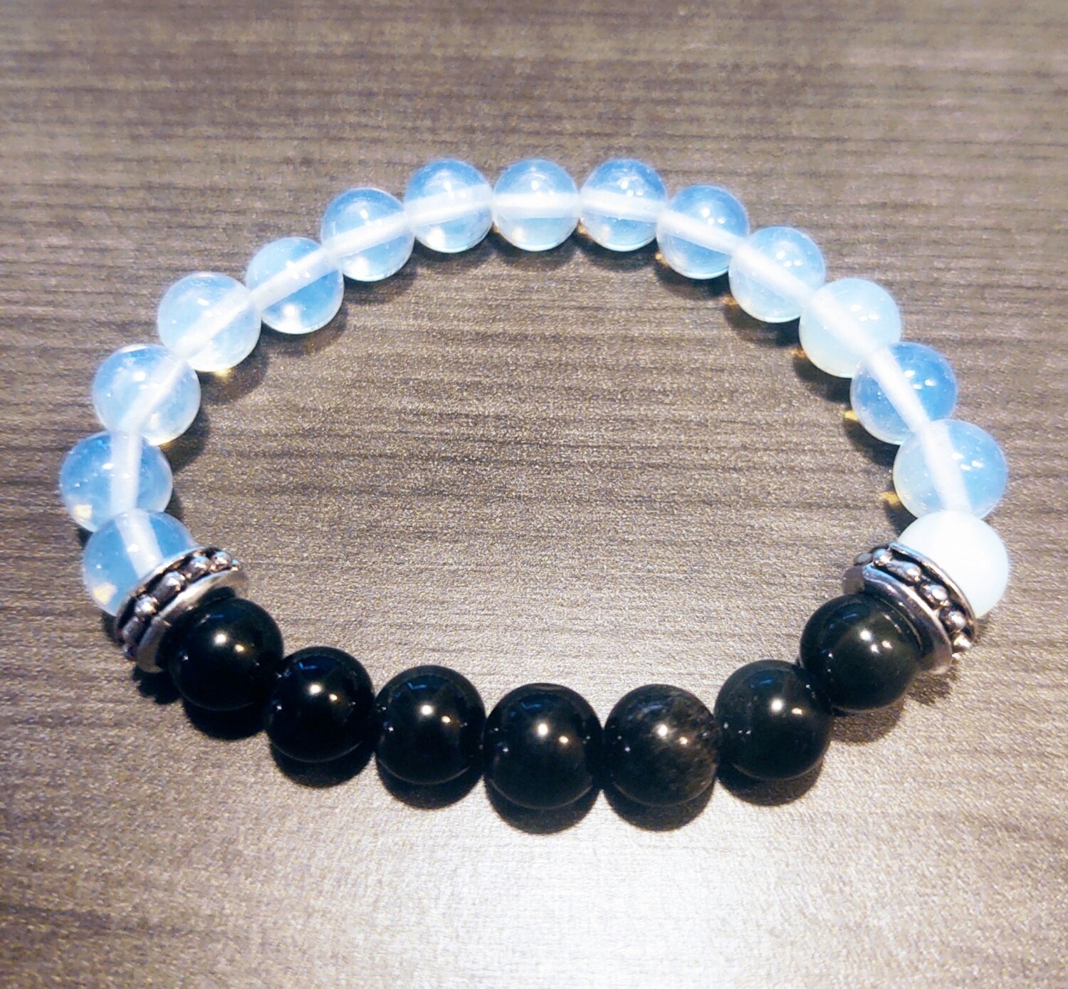 Obsidian &amp; Opal Bracelet