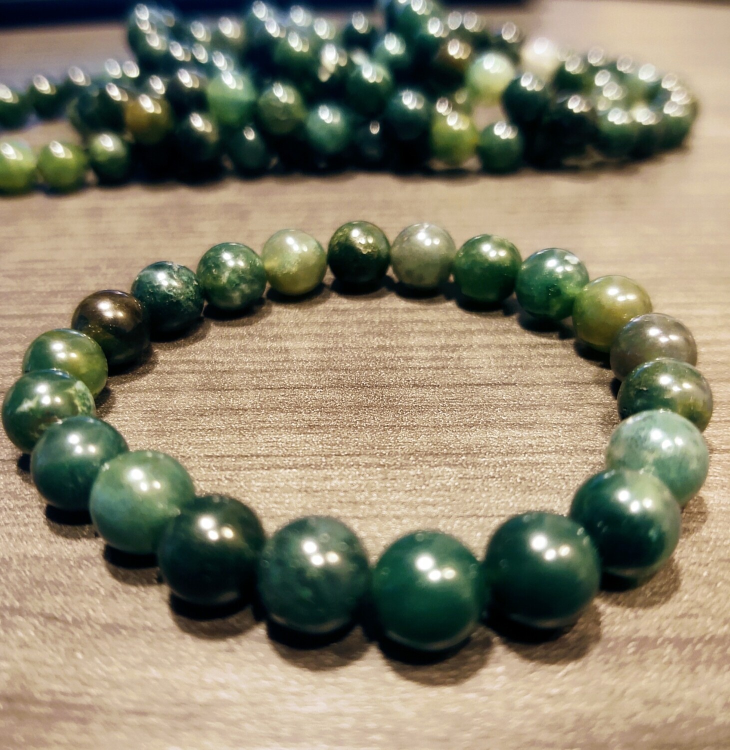 Moss Agate Bracelet