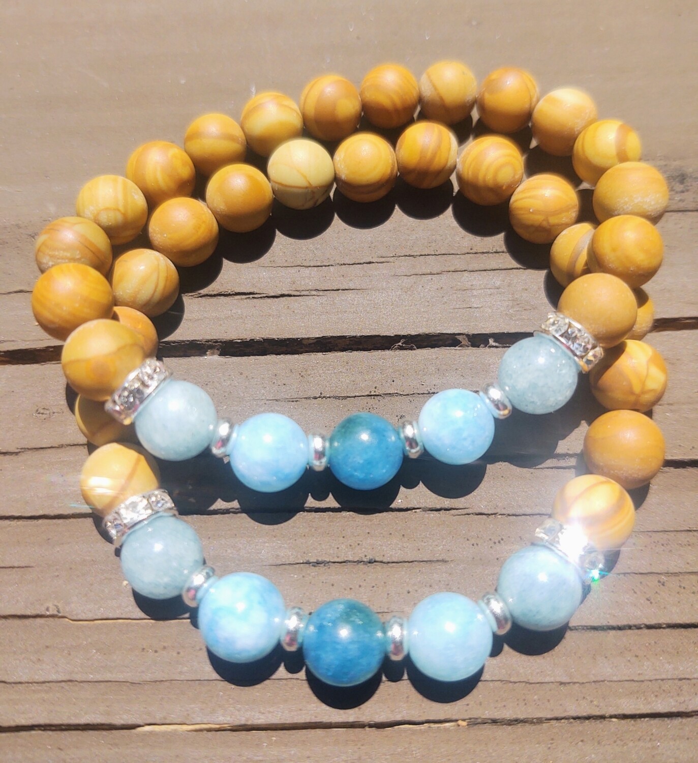 Apatite, Aquamarine &amp; Chalcedony