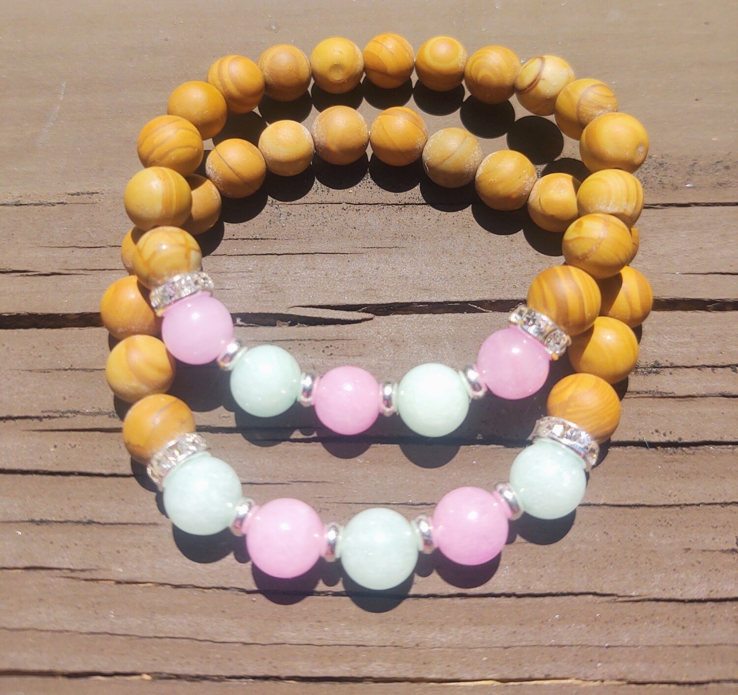 Kunzite &amp; Amazonite Chalcedony