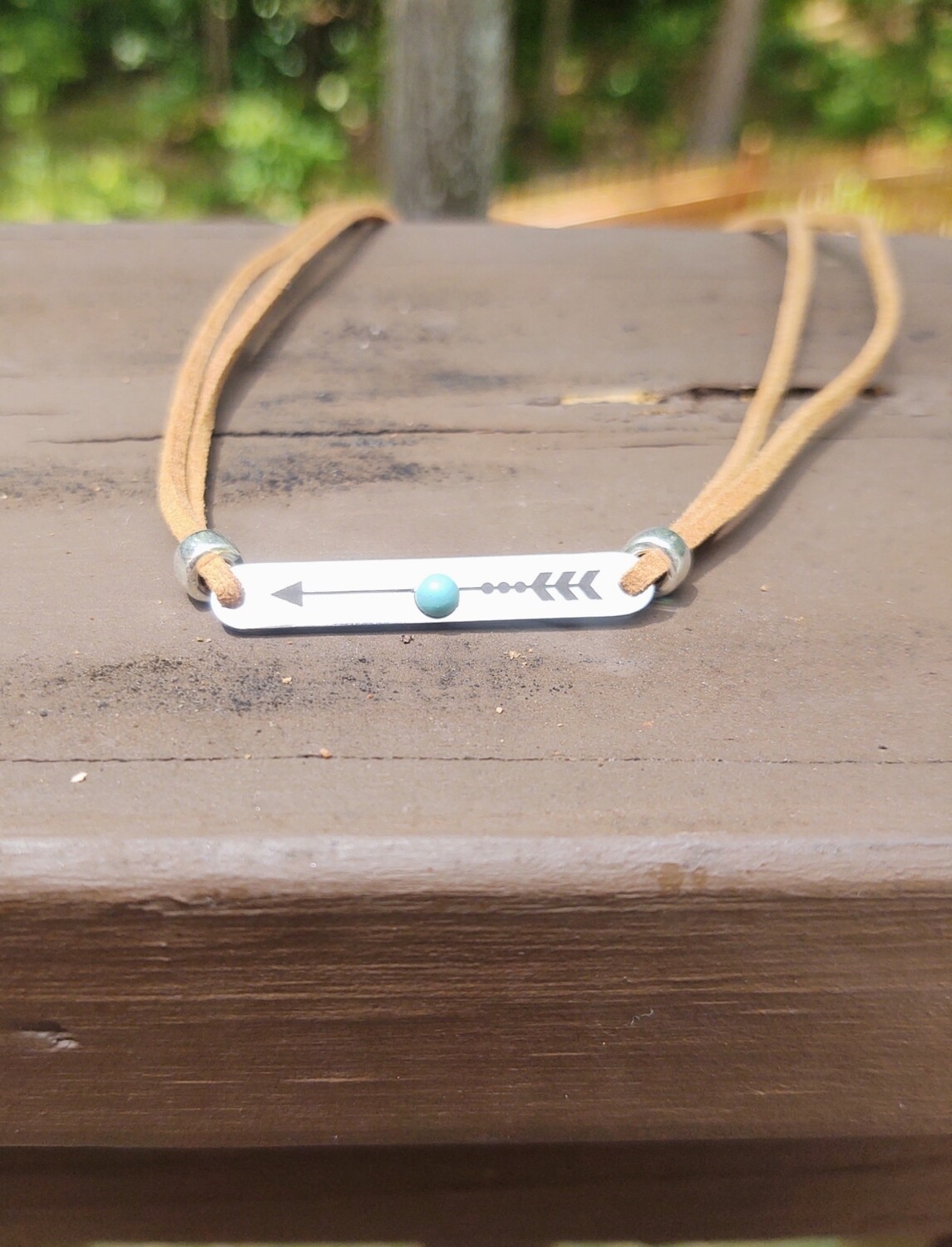 Turquoise Arrow Necklace