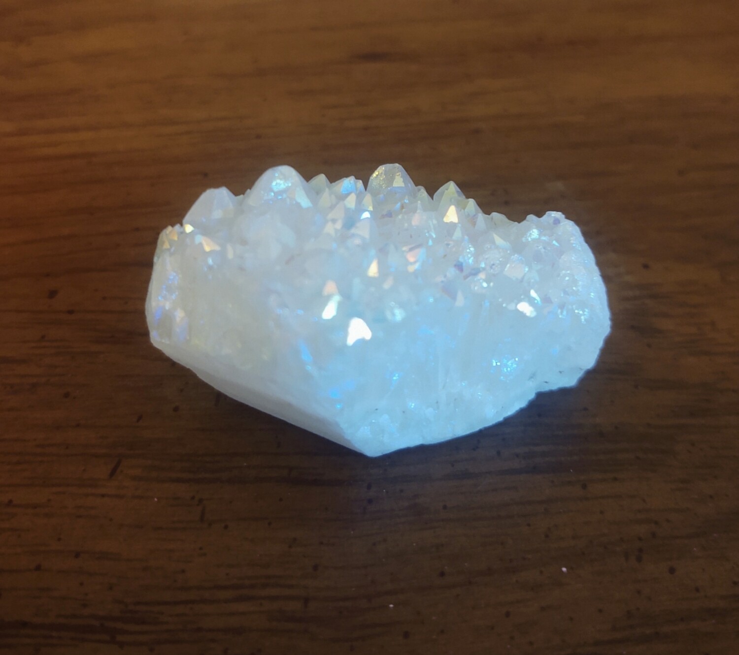 Aura Quartz Point Electroplated Crystal Cluster