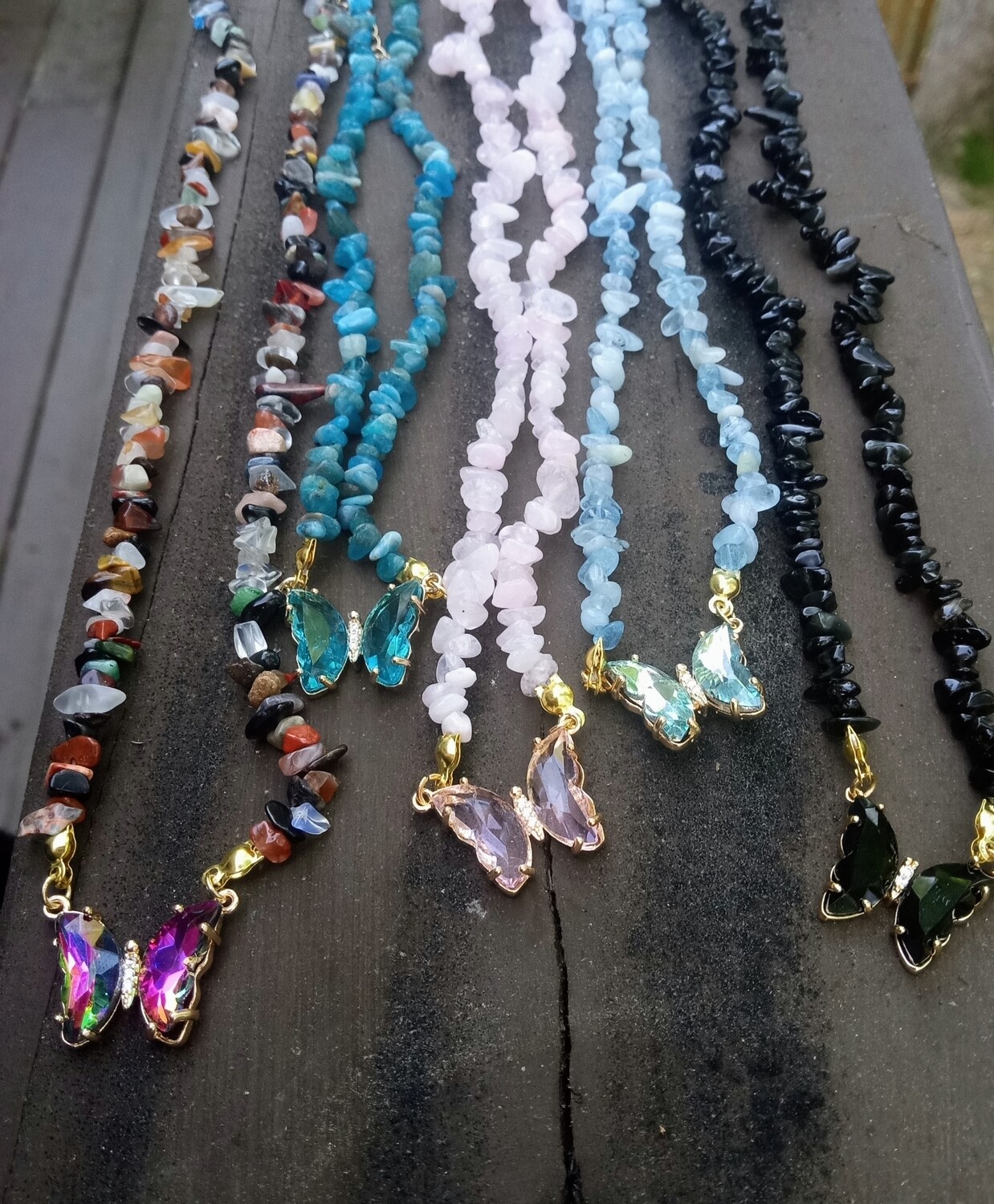 Butterfly Crystal Necklace