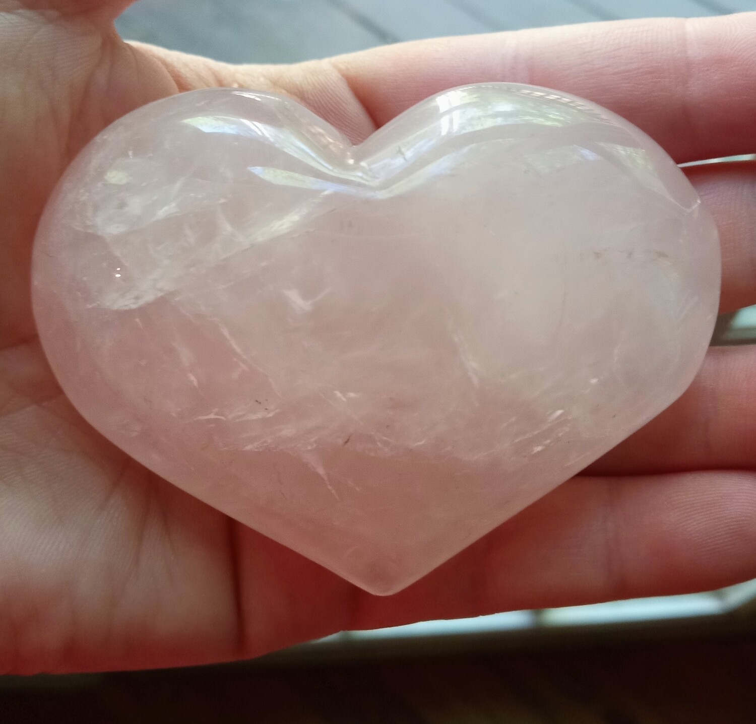Rose Quartz Heart