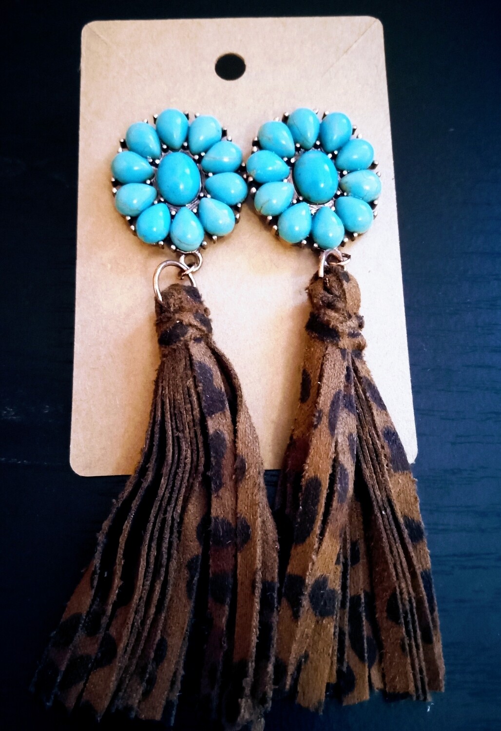 Cheetah Print Earrings