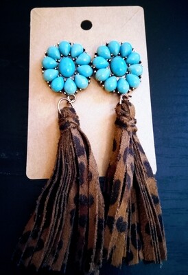 Cheetah Print Earrings
