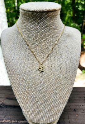 Gold Butterfly Necklace