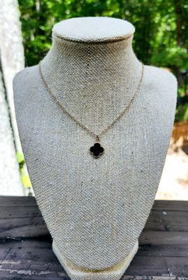 Gold &amp; Black Necklace