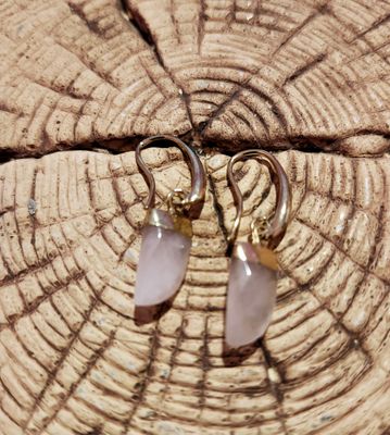 Rose Quartz Earrings