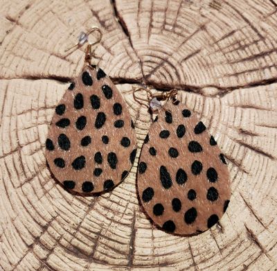 Cheetah Print Earrings