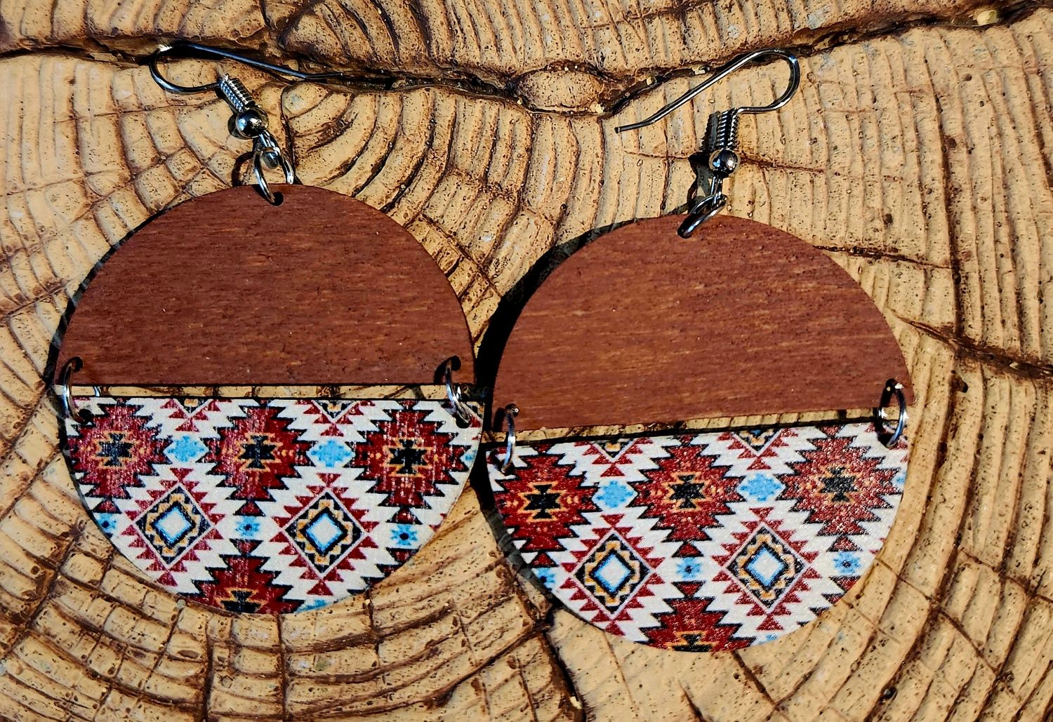 Wooden Sublimated Earrings