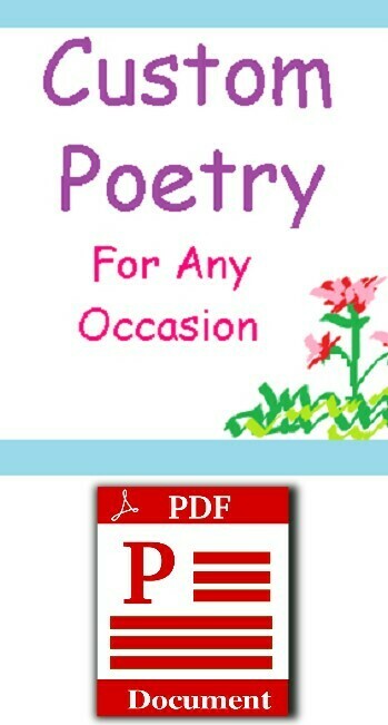 Custom Poem: Digital Delivery Custom Poem: Digital Delivery