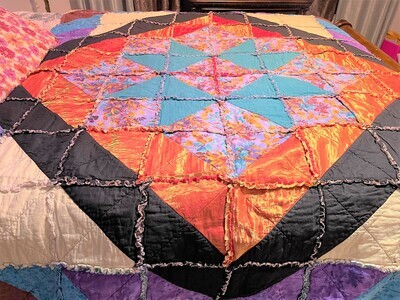Unique Custom Rag-quilt Gift-Made to Order- PICK A Size Unique Custom Rag-quilt Gift-Made to Order- PICK A Size