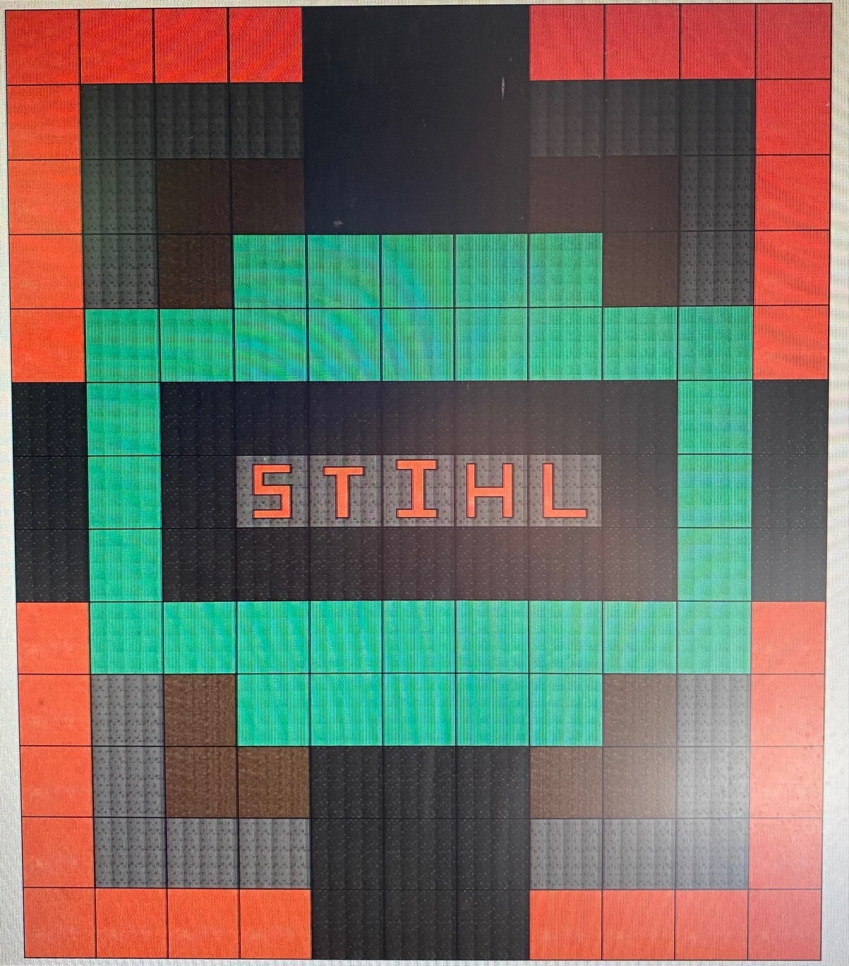 Stihl™ Themed Gift- Custom Rag Quilt Full/Double 88