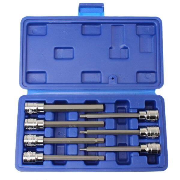 7Pc 3/8” Dr Hex / Allen  Socket Set 110MM By US.PRO
