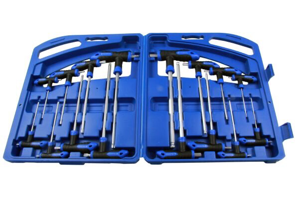 T Handle Ball Hex  & Torx Set 16PC By US.PRO Tools