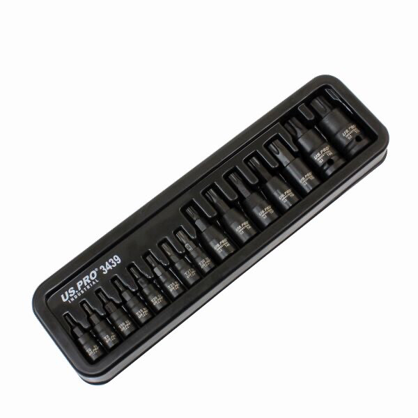 US PRO Tools 15PC Impact Torx Socket Set 3439