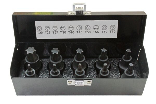US PRO Tools 10PC 1/2”DR Impact Torx Socket Set 2087