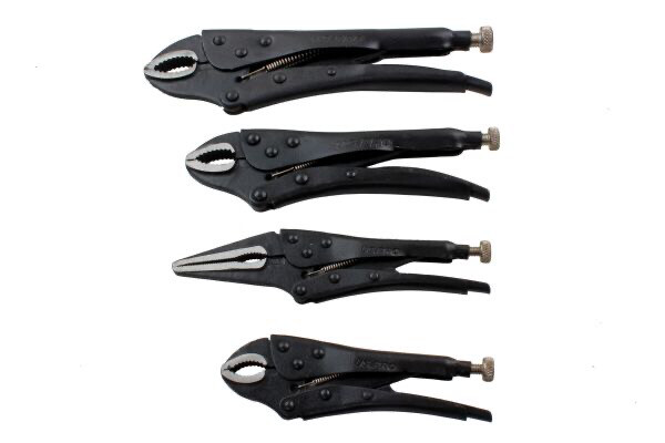 4Pc Locking Pliers Set By US.PRO