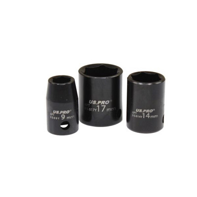 1/2” Impact Sockets Shallow & Deep 6 & 12Pt