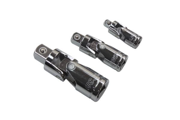 US PRO Tools 3PC universal joint Socket Adapter Uj Set 1/2" 1/4" 3/8 4203