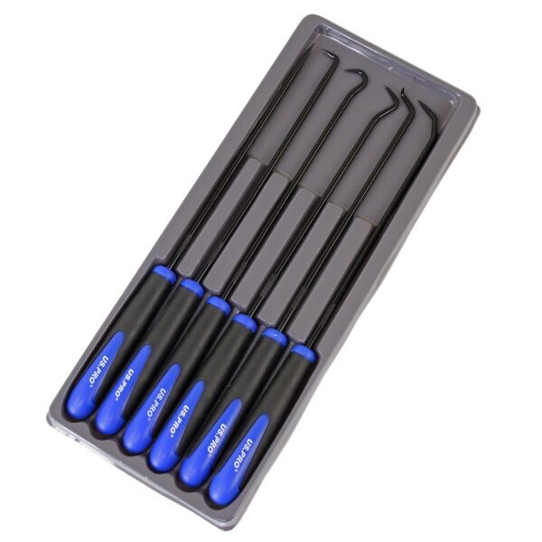 US PRO 6PC Tools Long Reach Pick & Hook Set 5037