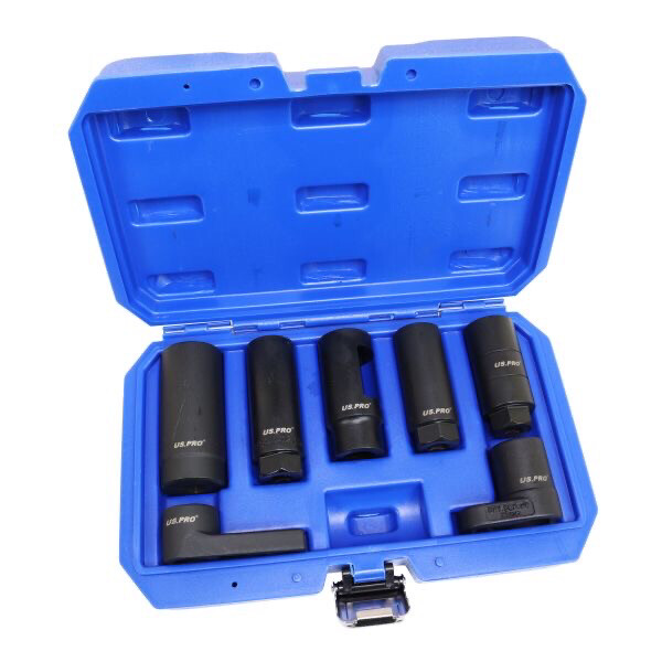 US PRO Tools 7PC Oxygen Lambda  Sensor Socket Set 5592