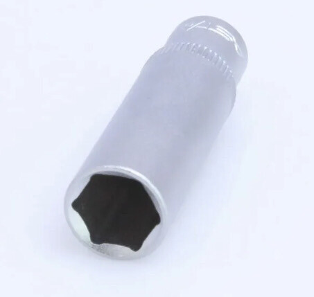 ASTA 10mm Deep Socket 1/4" Drive Metric 6 Point (6PT) Chrome Vanadium (Cr-V)