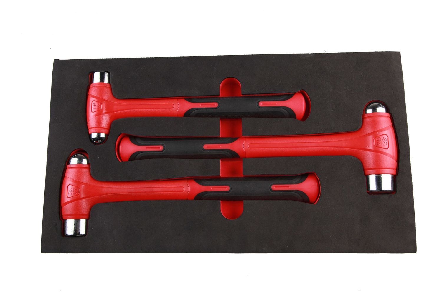 Powerhand Dead Blow Steel Ball Pein Hammer 16oz, 32oz, 48oz Set 3 SIN-900.0113