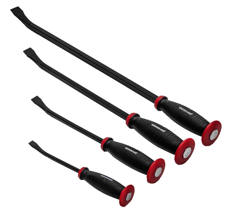 POWERHAND Heavy Duty 4PC Hammer Through Pry Bar Set Lever Bar SIN-300.0003
