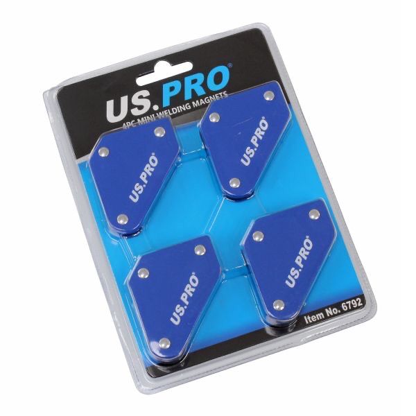 US PRO Tools 4PC Mini welding Magnet - Pull Force 9 lbs  Magnetic Holder 6792