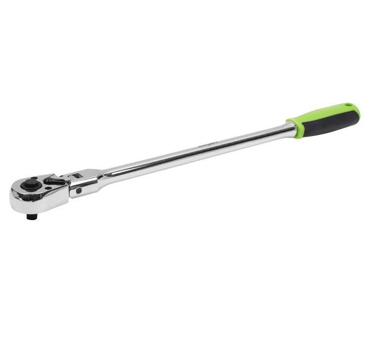 Siegen By  Sealey 1/4” Drive Drive Extra Long Flexi Head Ratchet 305mm Long - S01257
