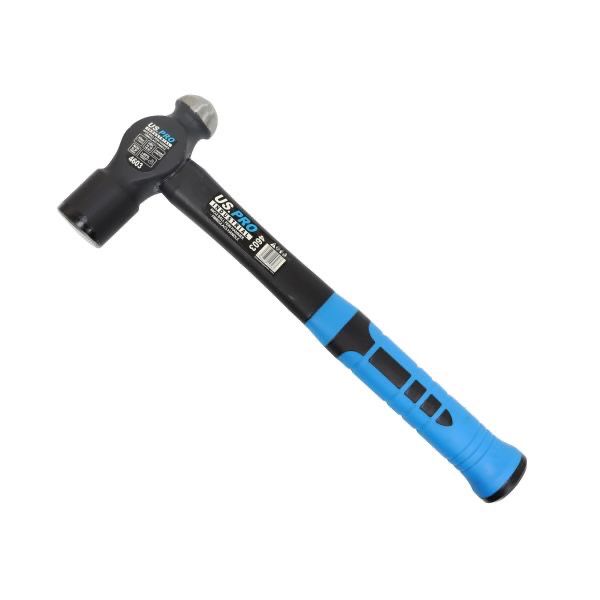 US Pro Tools 40oz  Fibre Glass Handle Ball Pein Hammer Non Slip  Grip 4603