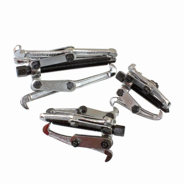 US PRO Tools 3pc 3 Leg Gear Puller Set With Reversible Arms 75,100,150mm. 5169