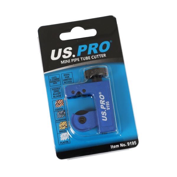 US PRO Tool Mini Pipe Tube Cutter 3 - 22Mm 9195