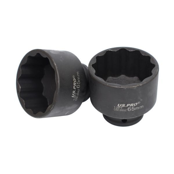US PRO Tools 65mm 3/4" DR 12 Point Impact Socket 3722
