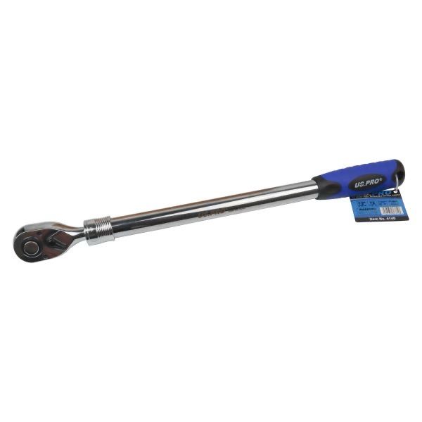 US PRO Tools  1/2" Dr 72 Teeth 18" - 24" Extendable Ratchet 4140