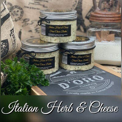 Italian Herb Garlic &amp; Cheese Butter