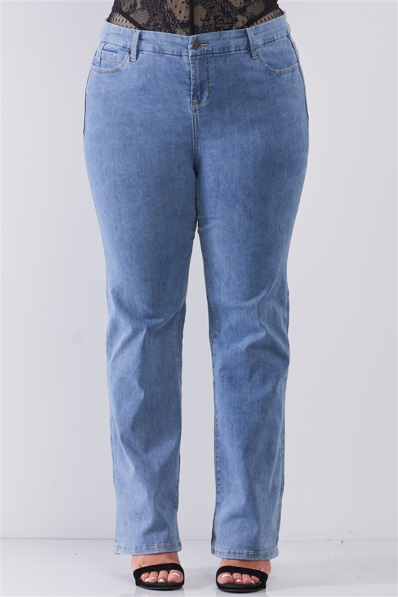 Low-Rise Basic Jeans
