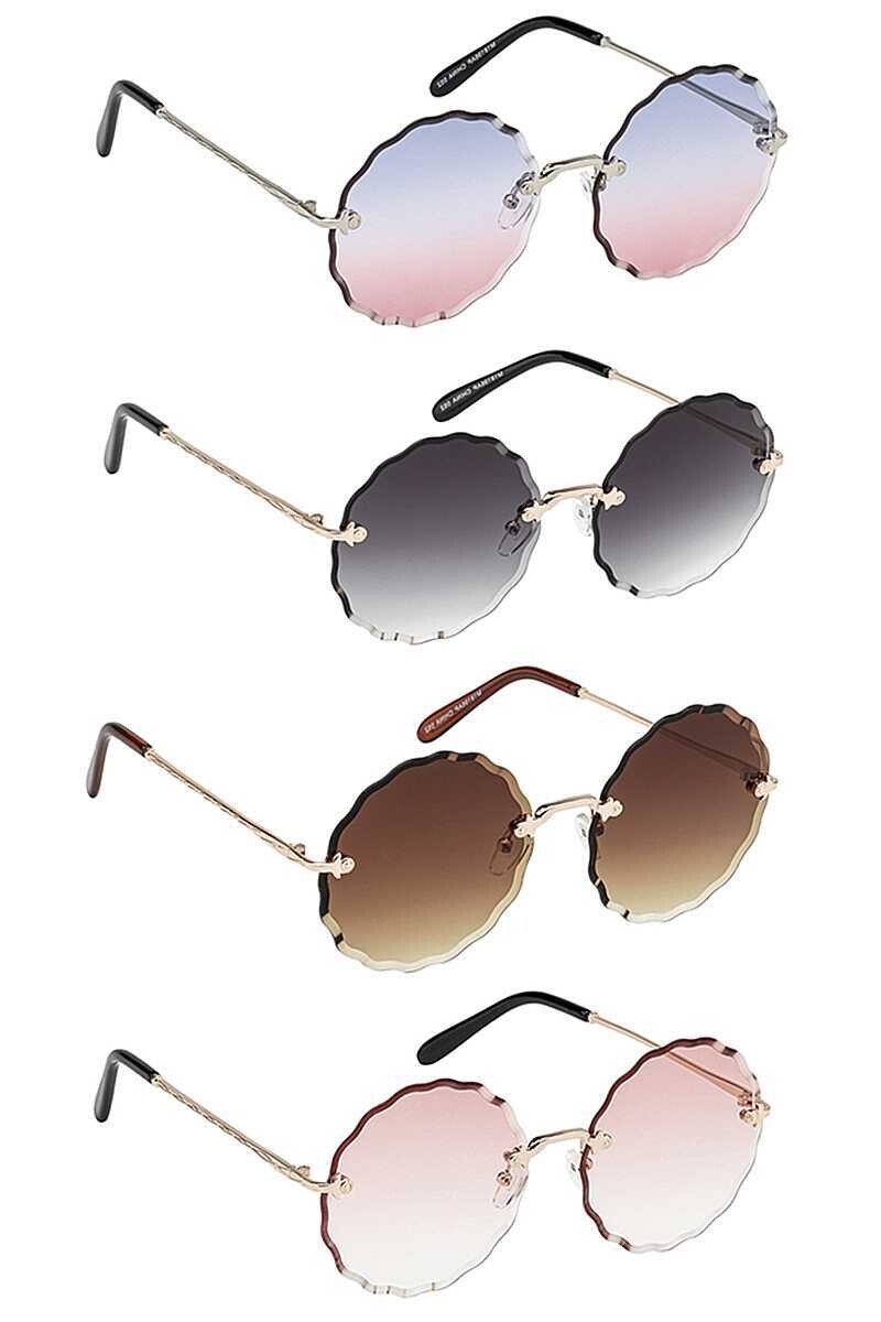 Wavy Circle Sunglasses