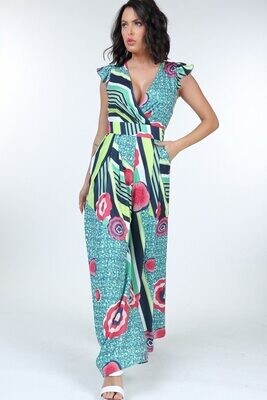 Surplice Jumpsuit