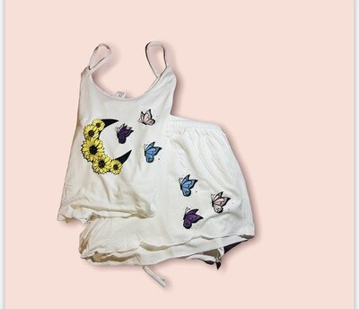Sunflower/Butterfly Cami Top & Short Set