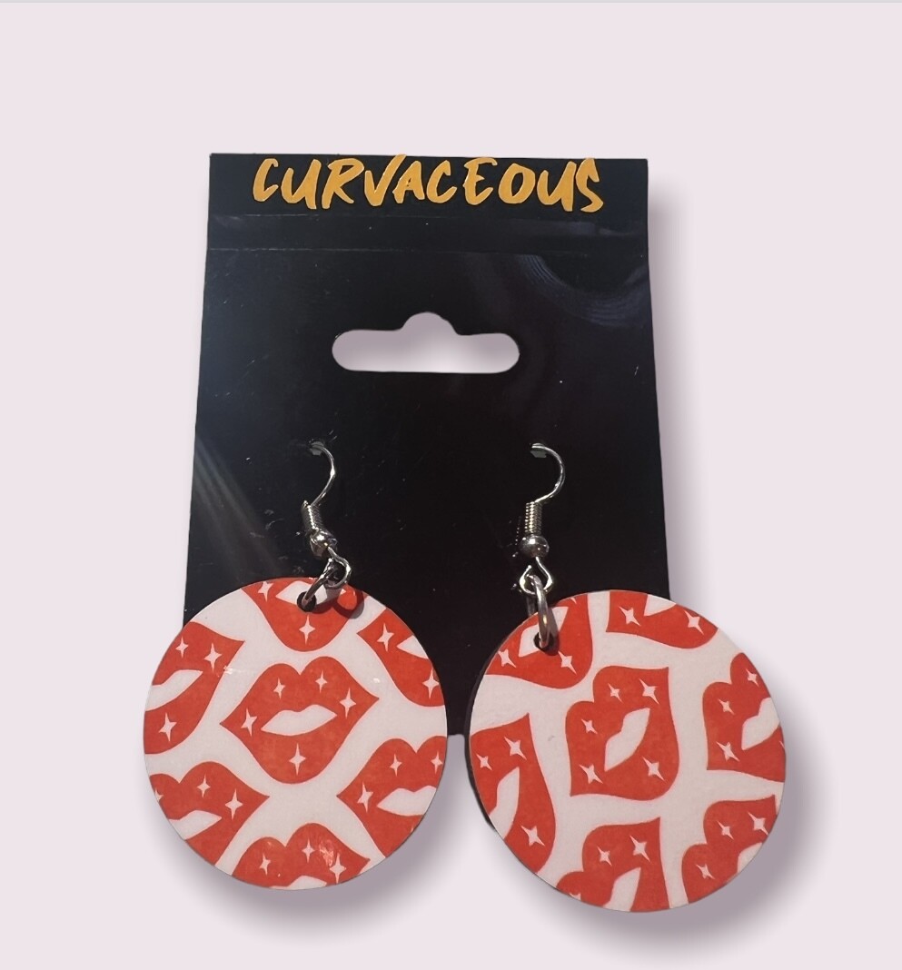 Round Double Sided Earrings